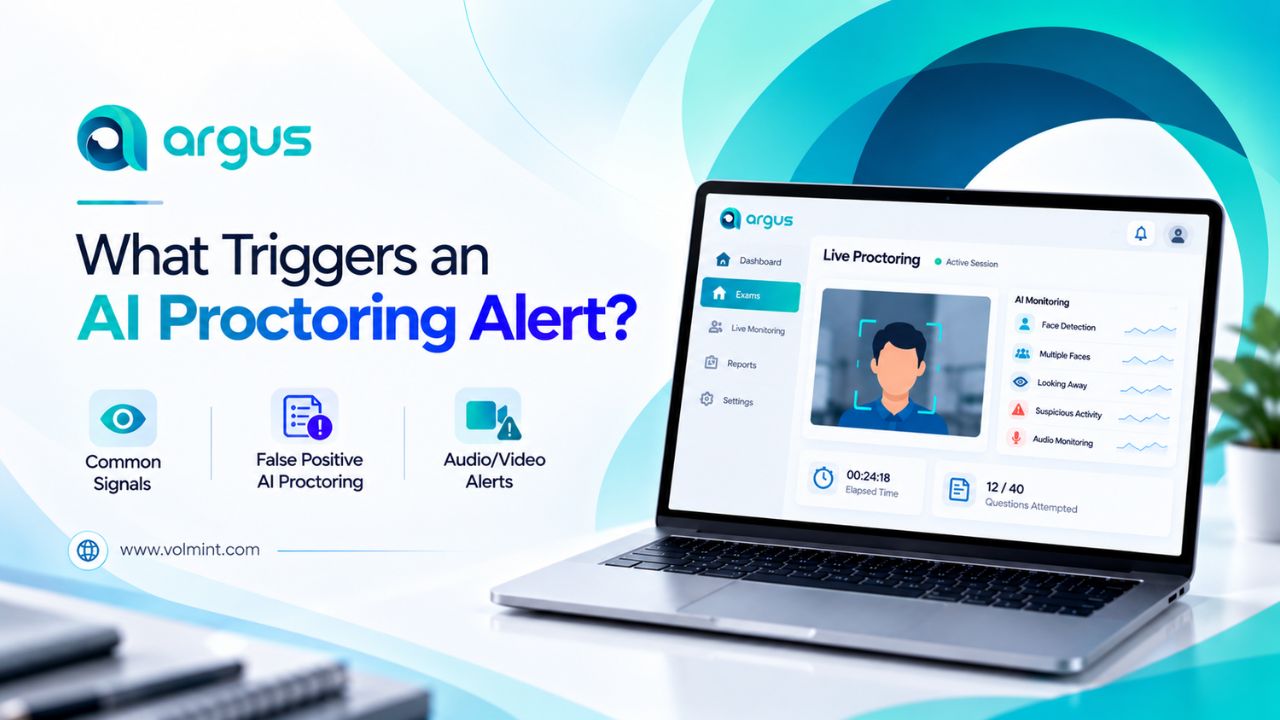 What Common Actions Can Trigger an AI Proctoring Alert?